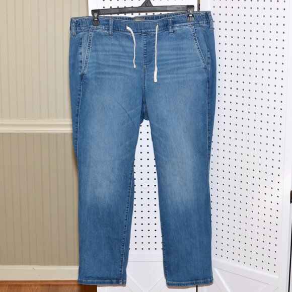 Plus Size Torrid 2S (2X Short) Pull-On Weekend Boyfriend Straight Stretch Jeans - Picture 2 of 14